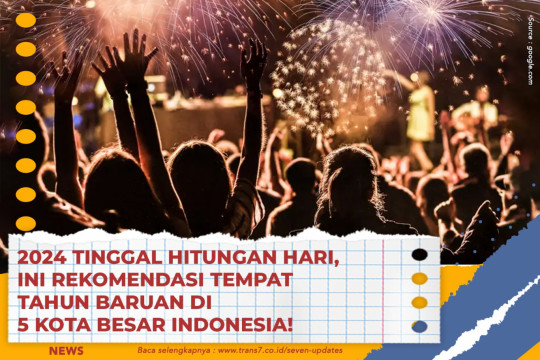 2024 Tinggal Hitungan Hari, Ini Rekomendasi Tempat Tahun Baruan Di 5 Kota Besar Indonesia!