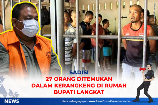 27 Orang Ditemukan Dalam Kerangkeng Di Rumah Bupati Langkat
