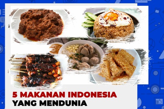 5 Makanan Indonesia Yang Mendunia