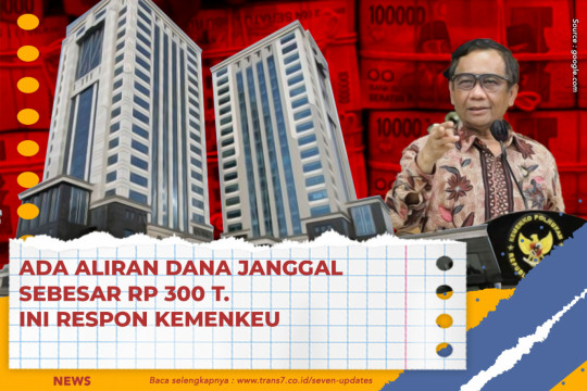 Ada Aliran Dana Janggal Sebesar Rp 300 T. Ini Respon Kemenkeu