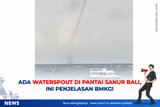 Ada Waterspout Di Pantai Sanur Bali, Ini Penjelasan Dari BMKG