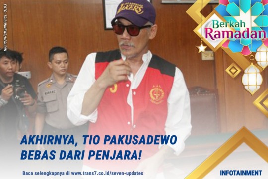 Akhirnya, Tio Pakusadewo Bebas Dari Penjara!