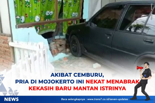 Akibat Cemburu, Pria Di Mojokerto Ini Nekat Menabrak Kekasih Baru Mantan Istrinya