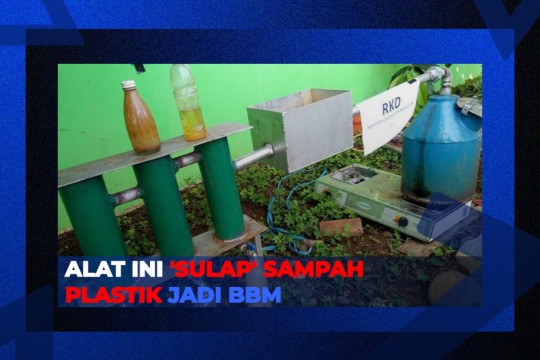 Alat Ini 'Sulap' Sampah Plastik Jadi BBM