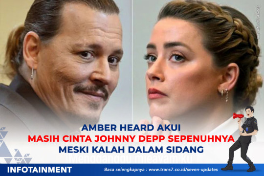 Amber Heard Akui Masih Cinta Johnny Depp Sepenuhnya Meski Kalah Dalam Sidang
