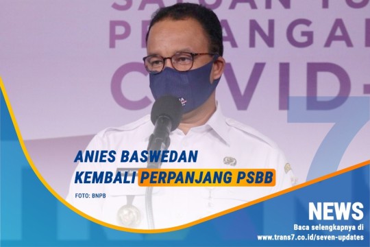 Anies Baswedan Kembali Perpanjang PSBB
