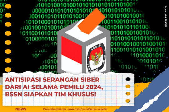 Antisipasi Serangan Siber Dari AI Selama Pemilu 2024, BSSN Siapkan Tim Khusus!