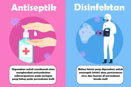 Apa Perbedaan Antiseptik Dan Disinfektan?
