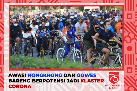 Awas! Nongkrong Dan Gowes Bareng Berpotensi Jadi Klaster Corona