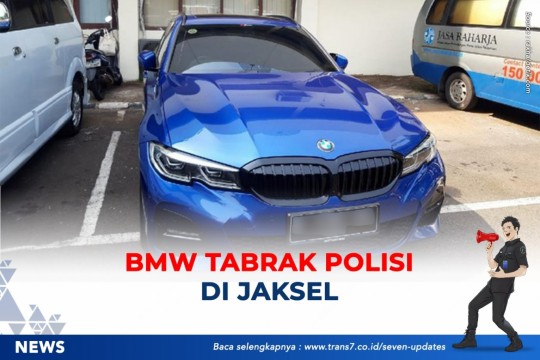 BMW Tabrak Polisi Di Jaksel