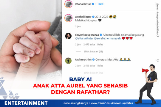 Baby A! Anak Atta Aurel Yang Senasib Dengan Rafathar?