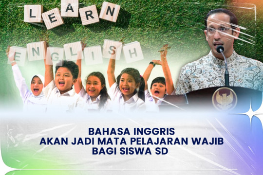 Bahasa Inggris Akan Jadi Mata Pelajaran Wajib Bagi Siswa SD