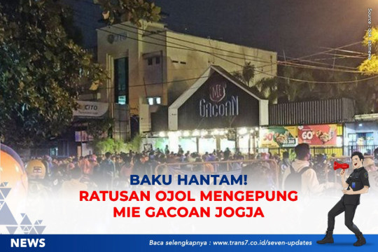 Baku Hantam! Ratusan Ojol Mengepung Mie Gacoan Jogja