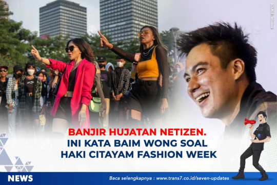 Banjir Hujatan Netizen. Ini Kata Baim Wong Soal HAKI Citayam Fashion Week