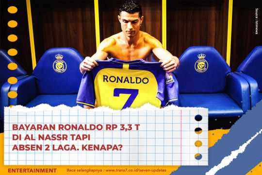 Bayaran Ronaldo Rp 3,3 T Di Al Nassr Tapi Absen 2 Laga. Kenapa?
