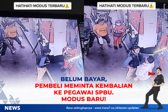 Belum Bayar, Pembeli Meminta Kembalian Ke Pegawai SPBU. Modus Baru!