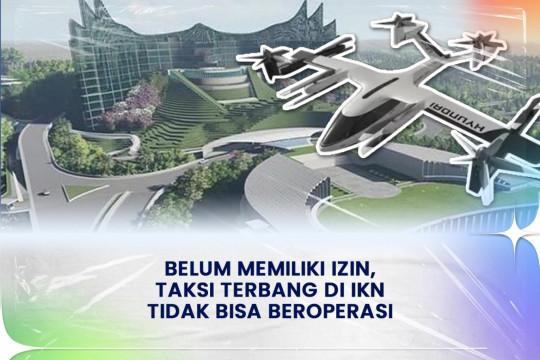 Belum Memiliki Izin, Taksi Terbang Di IKN Tidak Bisa Beroperasi