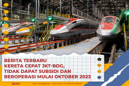 Berita Terbaru Kereta Cepat Jkt-Bdg, Tidak Dapat Subsidi Dan Beroperasi Mulai Oktober 2023