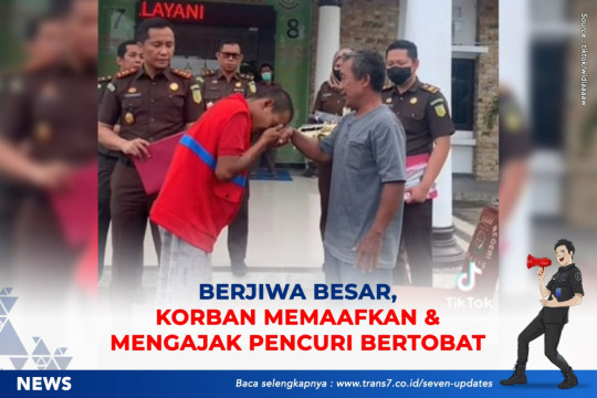 Berjiwa Besar, Korban Memaafkan Mengajak Pencuri Bertobat