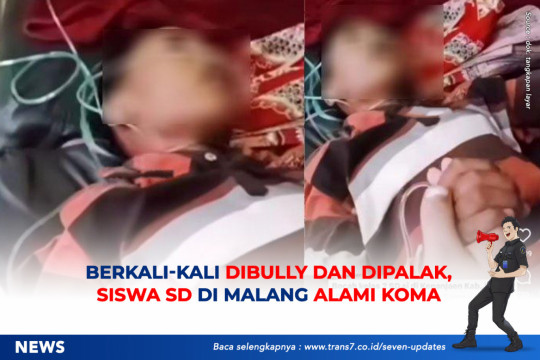 Berkali-kali Dibully Dan Dipalak, Siswa SD Di Malang Alami Koma