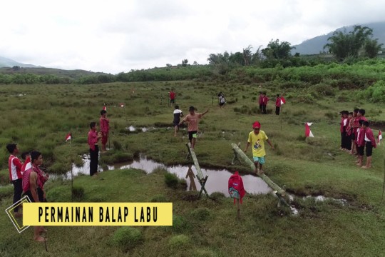 Bermain Balap Labu Bersama Si Bolang