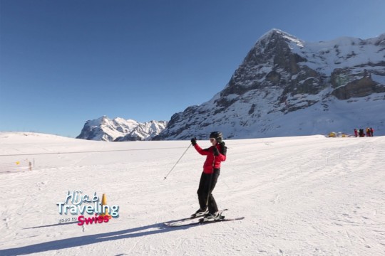 Bermain Ski Di Swiss Bersama Hijab Travelling