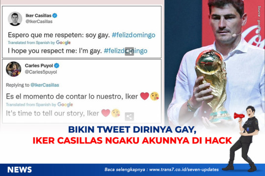 Bikin Tweet Dirinya Gay, Iker Casillas Ngaku Akunnya Di Hack