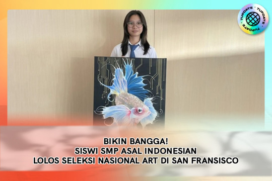 Bikin Bangga! Siswi SMP Asal Indonesian Lolos Seleksi Nasional Art Di San Fransisco