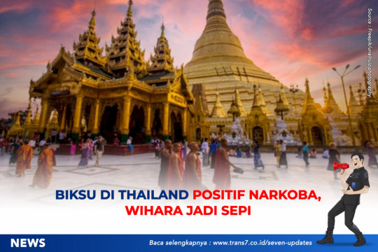 Biksu Di Thailand Positif Narkoba, Wihara Jadi Sepi
