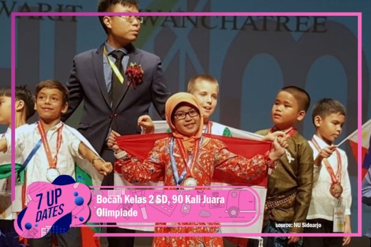 Bocah Kelas 2 SD, 90 Kali Juara Olimpiade