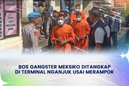 Bos Gangster Meksiko Ditangkap Di Terminal Nganjuk Usai Merampok