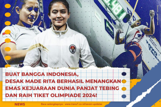 Buat Bangga Indonesia, Desak Made Rita Berhasil Menangkan Emas Kejuaraan Dunia Panjat Tebing Dan Raih Tiket Olimpiade 2024!
