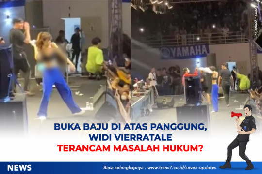 Buka Baju Di Atas Panggung, Widi Vierratale Terancam Masalah Hukum?