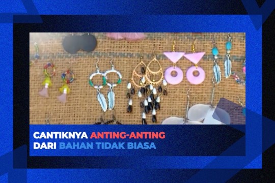 Cantiknya Anting-anting Dari Bahan Tidak Biasa