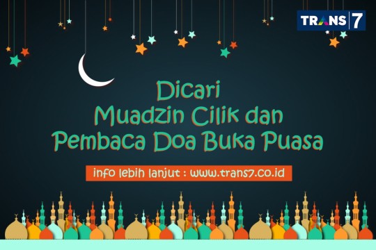 Casting Muazin Cilik Dan Pembaca Doa Buka Puasa