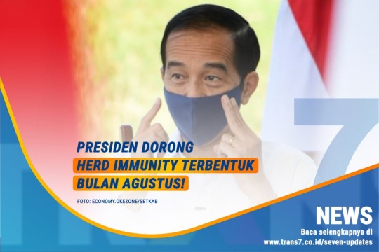 Covid-19 Masih Ada Di Sekitar Kita, Presiden Dorong Herd Immunity Terbentuk Bulan Agustus!
