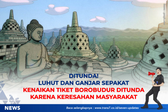 DITUNDA! Luhut Dan Ganjar Sepakat Kenaikan Tiket Borobudur Ditunda Karena Keresahan Masyarakat