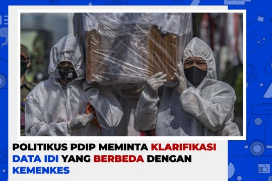 Data 100 Dokter Meninggal Corona Dari IDI Diragukan? Politikus PDIP Meminta Klarifikasi Data IDI Yang Berbeda Dengn Kemenkes