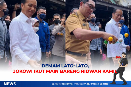 Demam Lato-lato, Jokowi Ikut Main Bareng Ridwan Kamil