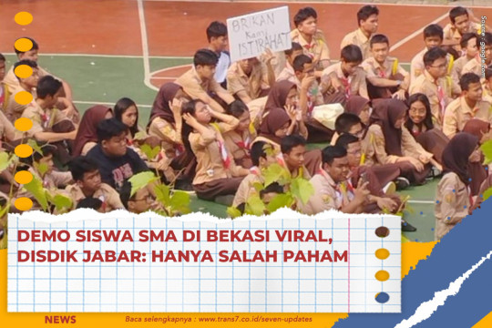 Demo Siswa SMA Di Bekasi Viral, Disdik Jabar: Hanya Salah Paham