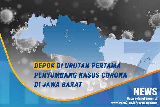 Depok Di Urutan Pertama Penyumbang Kasus Covid-19 Di Jawa Barat