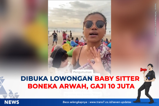 Dibuka Lowongan Baby Sitter Boneka Arwah, Gaji 10 Juta