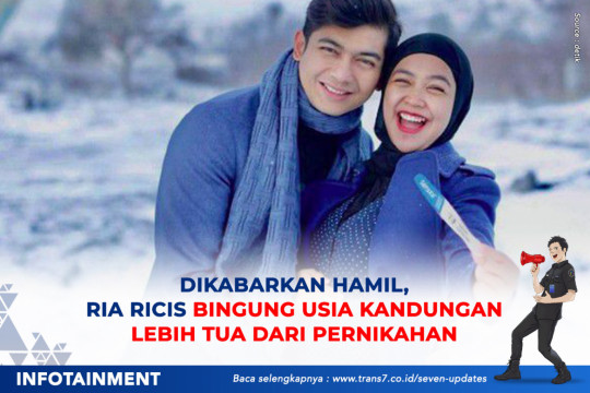 Dikabarkan Hamil, Ria Ricis Bingung Usia Kandungan Lebih Tua Dari Pernikahan