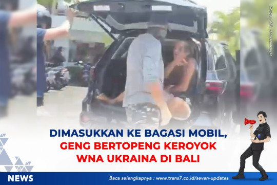 Dimasukkan Ke Bagasi Mobil, Geng Bertopeng Keroyok WNA Ukraina Di Bali