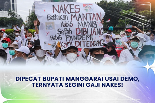 Dipecat Bupati Manggarai Usai Demo, Ternyata Segini Gaji Nakes!