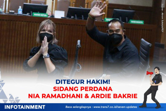 Ditegur Hakim! Sidang Perdana Nia Ramadhani Dan Ardi Bakrie