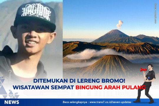 Ditemukan Di Lereng Bromo! Wisatawan Sempat Bingung Arah Pulang