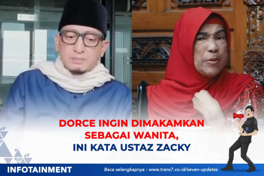 Dorce Ingin Dimakamkan Sebagai Wanita, Ini Kata Ustaz Zacky
