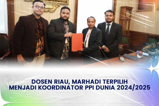 Dosen Riau Resmi Nahkodai PPI Dunia 2024/2025, Dorong Peranan Diaspora Pelajar