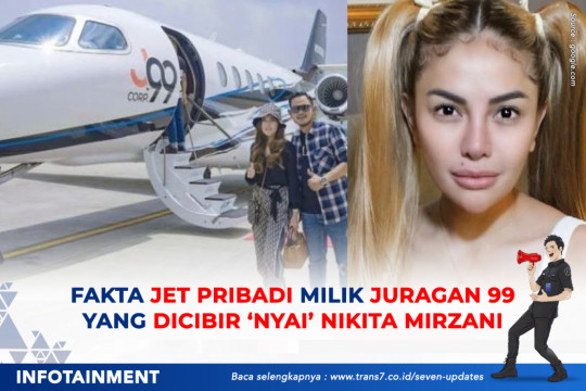 Fakta Jet Pribadi Milik Juragan 99 Yang Dicibir 'Nyai' Nikita Mirzani